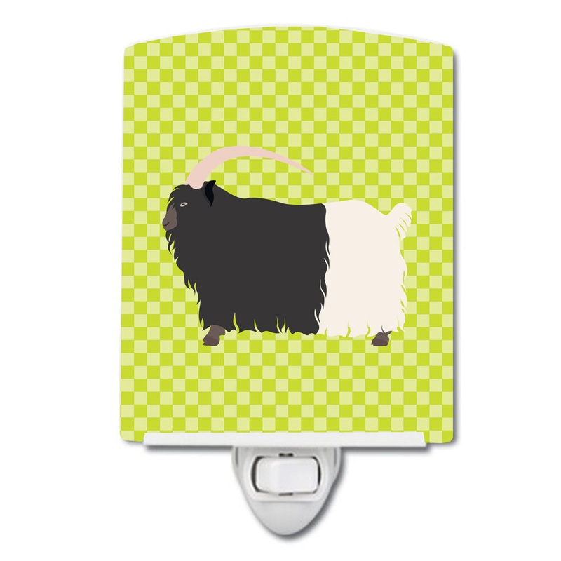 Welsh Black-Necked Goat Green Ceramic Night Light BB7713CNL