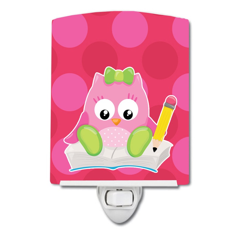 Back to School Girl Bird Ceramic Night Light BB9029CNL