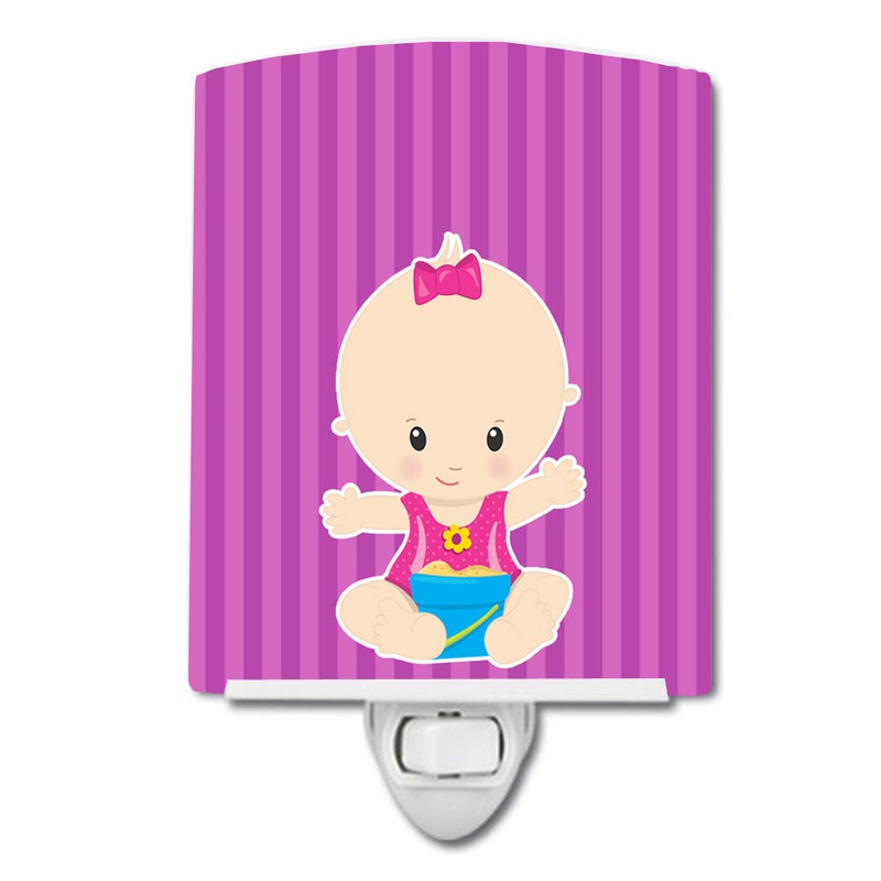 Beach Baby Girl Ceramic Night Light BB8659CNL