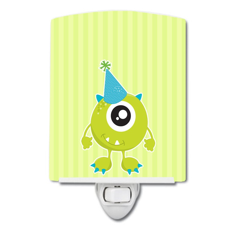 Birthday Monster Hat Ceramic Night Light BB9102CNL