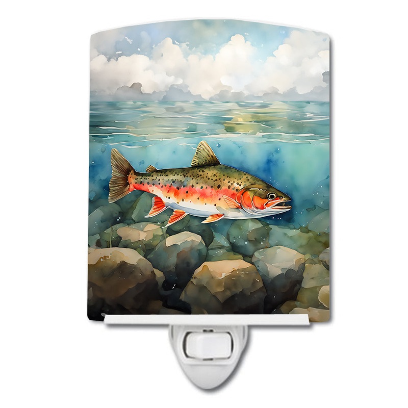 Brook Trout Ceramic Night Light