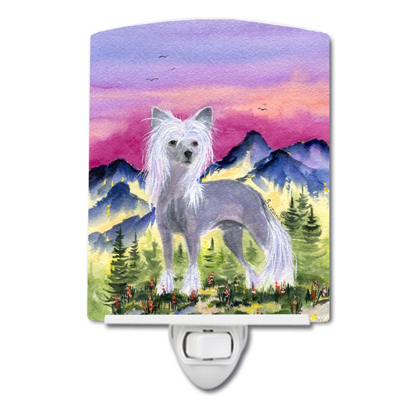 Chinese Crested Ceramic Night Light SS8326CNL