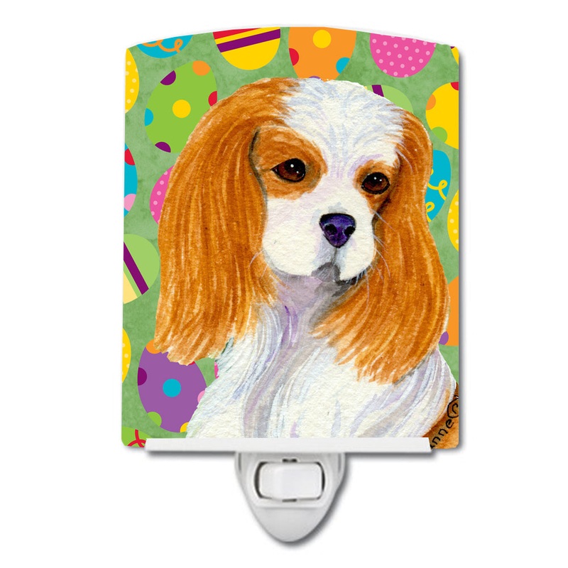 Cavalier Spaniel Easter Eggtravaganza Ceramic Night Light SS4872CNL