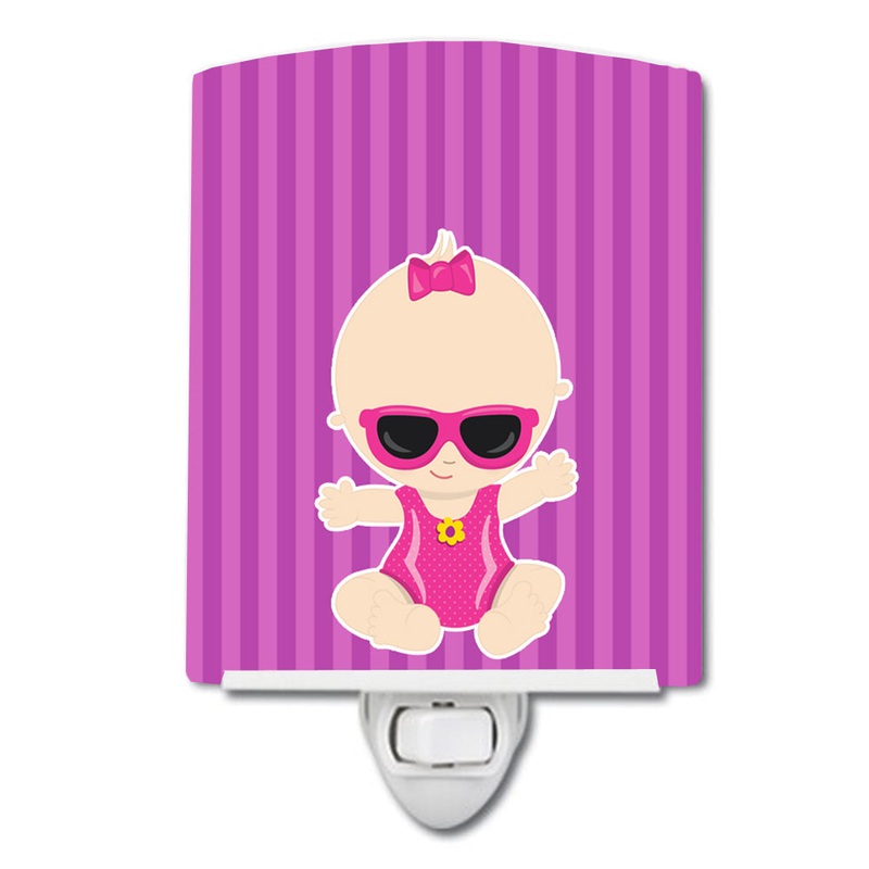 Beach Baby Girl Sunglasses Sarah Ceramic Night Light BB8656CNL