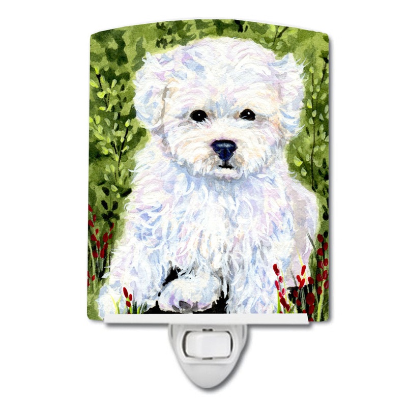 Bichon Frise Ceramic Night Light SS8913CNL