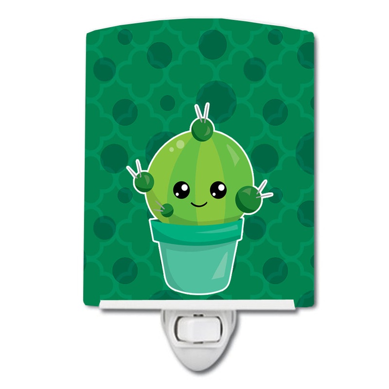 Cactus Polkadots Ceramic Night Light BB6850CNL