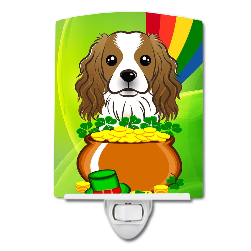 Cavalier Spaniel St. Patrick's Day Ceramic Night Light BB1968CNL
