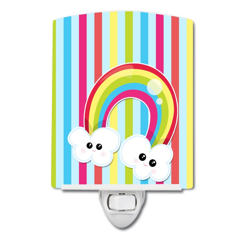 Weather Rainbow Face Ceramic Night Light BB7151CNL