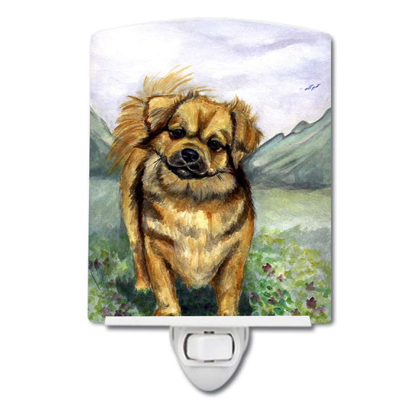 Tibetan Spaniel Ceramic Night Light 7075CNL