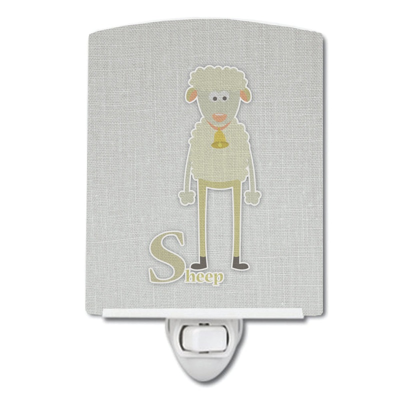 Alphabet S for Sheep Ceramic Night Light BB5744CNL