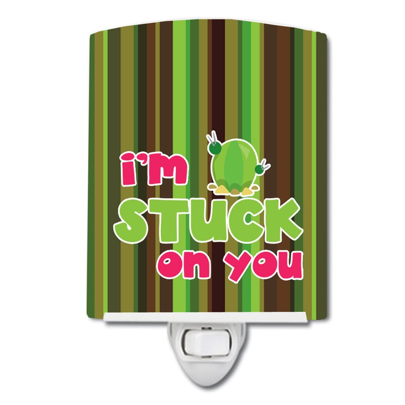 Cactus I'm Stuck on You Ceramic Night Light BB6851CNL
