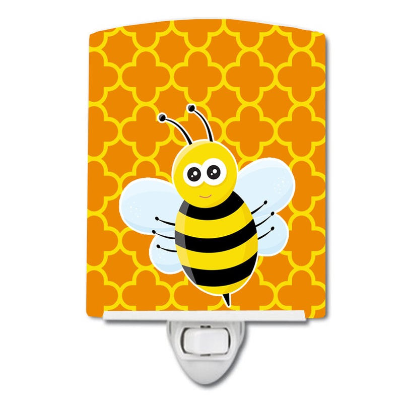 Bee on Quatrafoil Ceramic Night Light BB8596CNL