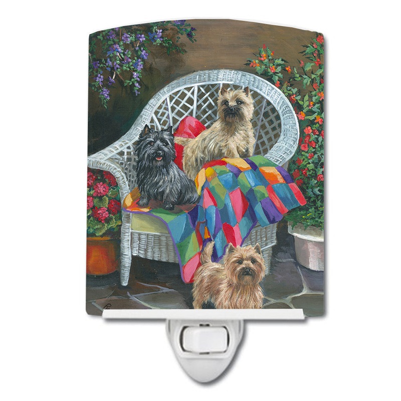Cairn Terrier Trio Ceramic Night Light PPP3059CNL