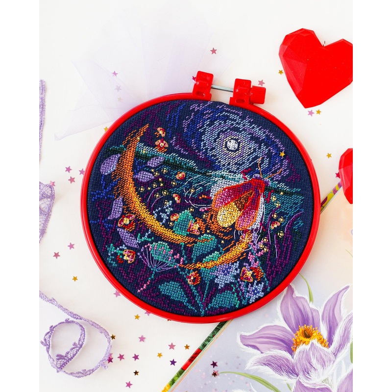 Cross-stitch kit Fireflies AHM-053