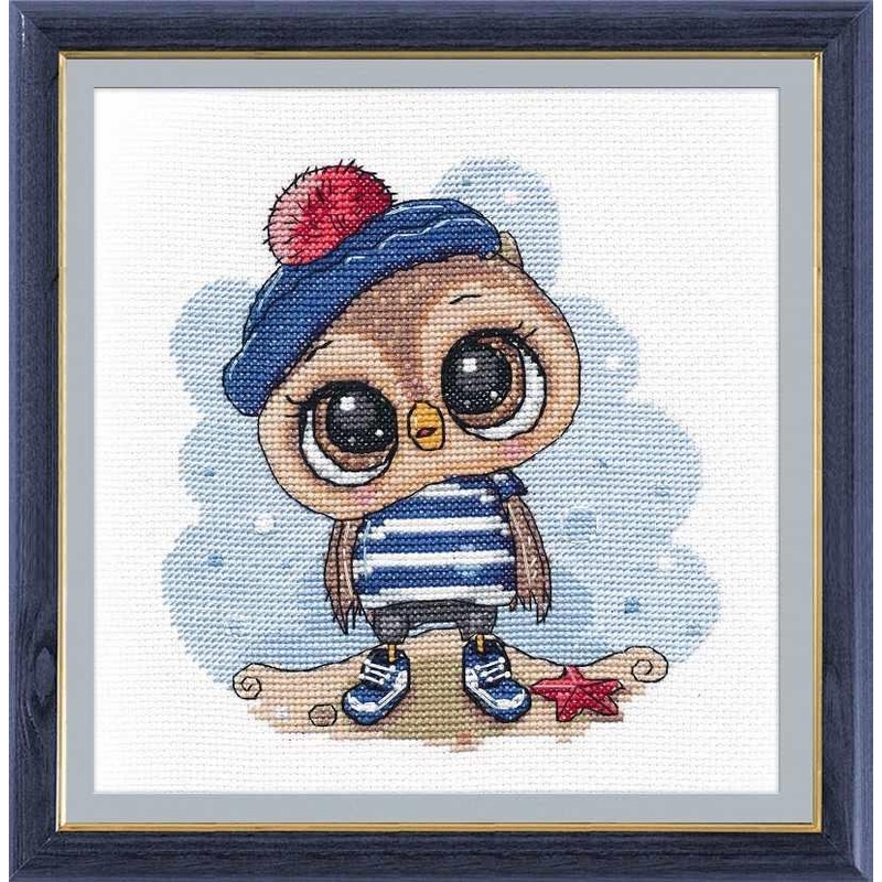 Owl Sailor 1264 Counted Cross Stitch Kit