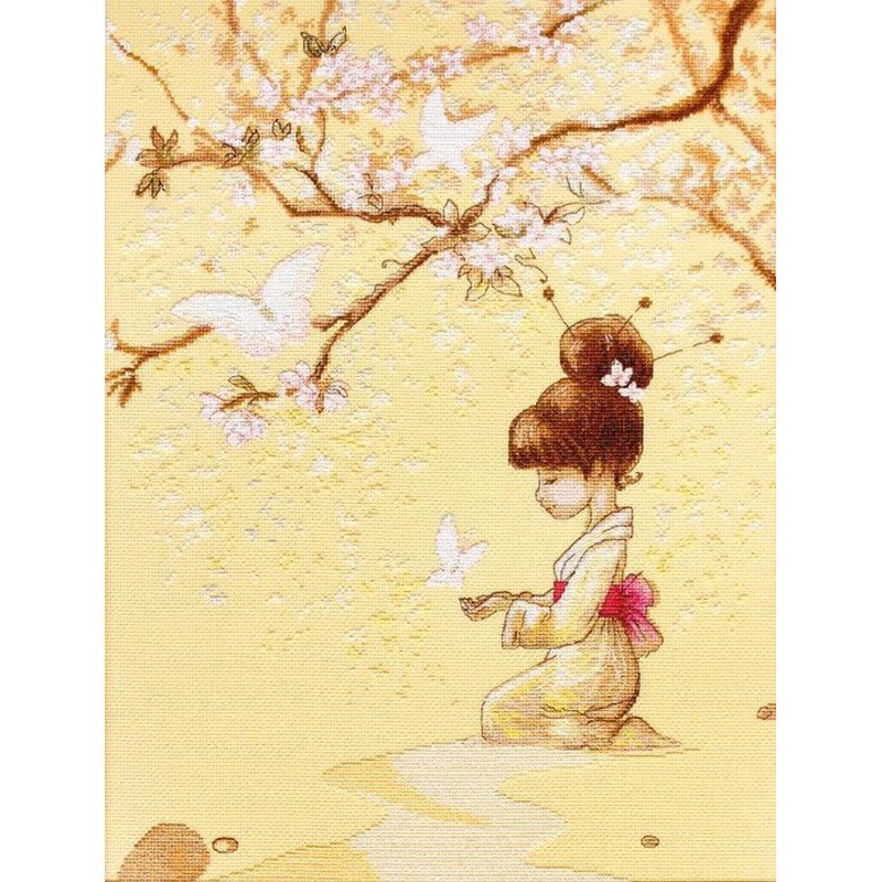 The Butterflies  B1145L Counted Cross-Stitch Kit