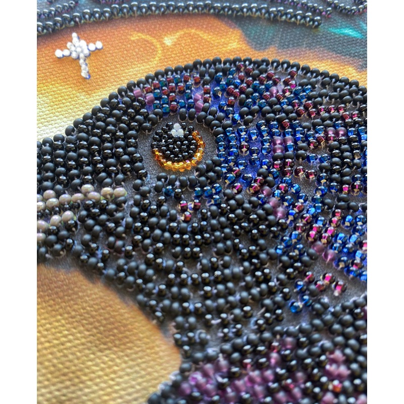 Bead Embroidery Kit - Black raven AB-904