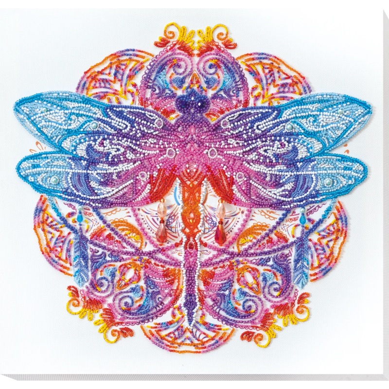 Bead Embroidery Kit - Cascades of pearl AB-818
