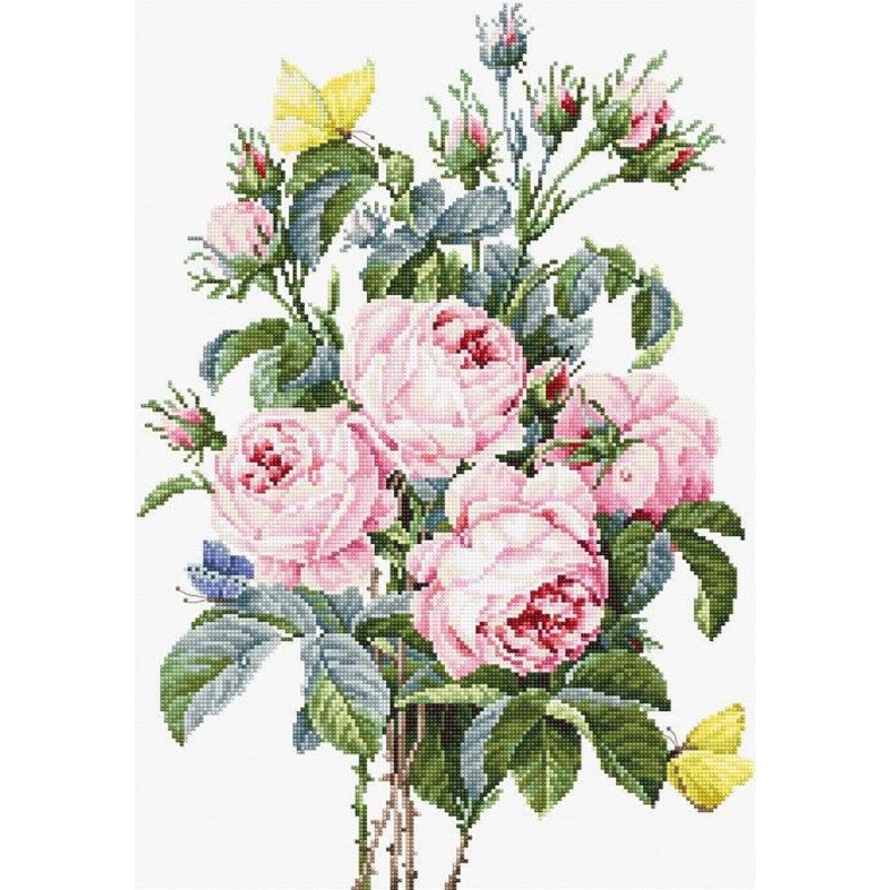 Bouquet of roses B2373L Counted Cross-Stitch Kit