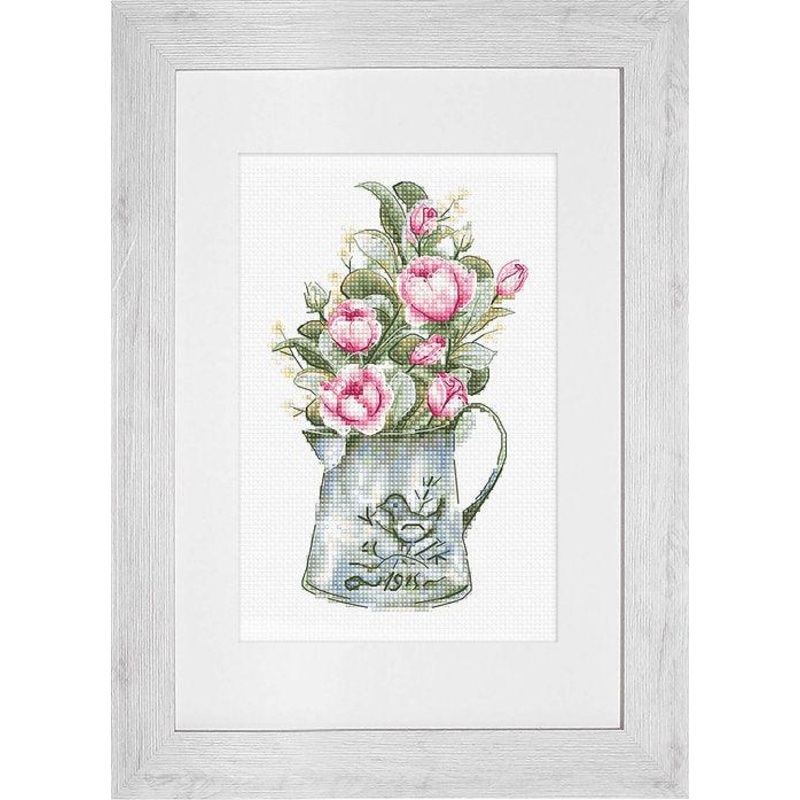 Bouquet with roses B7006L Counted Cross-Stitch Kit