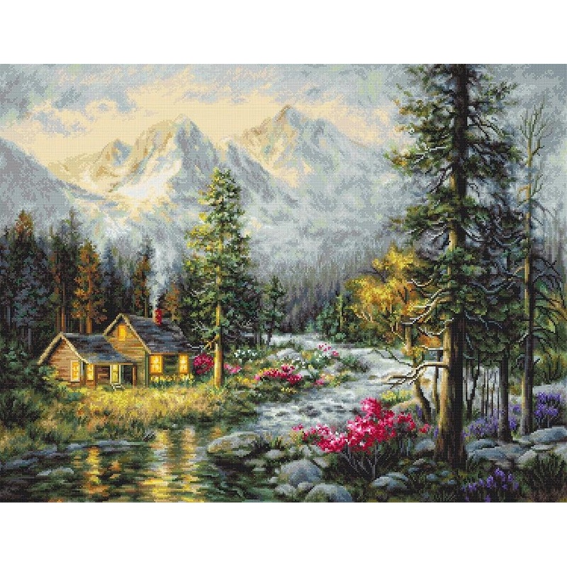 Camper's Cabin B610L Counted Cross-Stitch Kit