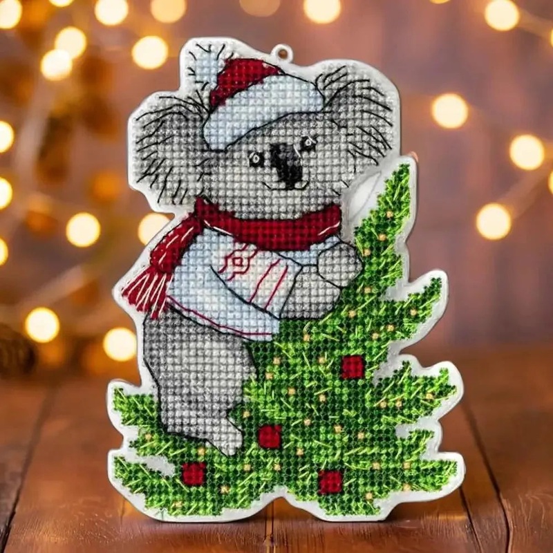 Cross-stitch kits on a plastic base FLX-012