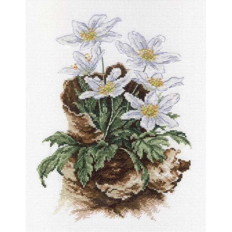 First Flowers SNV-567 Counted Cross Stitch Kit