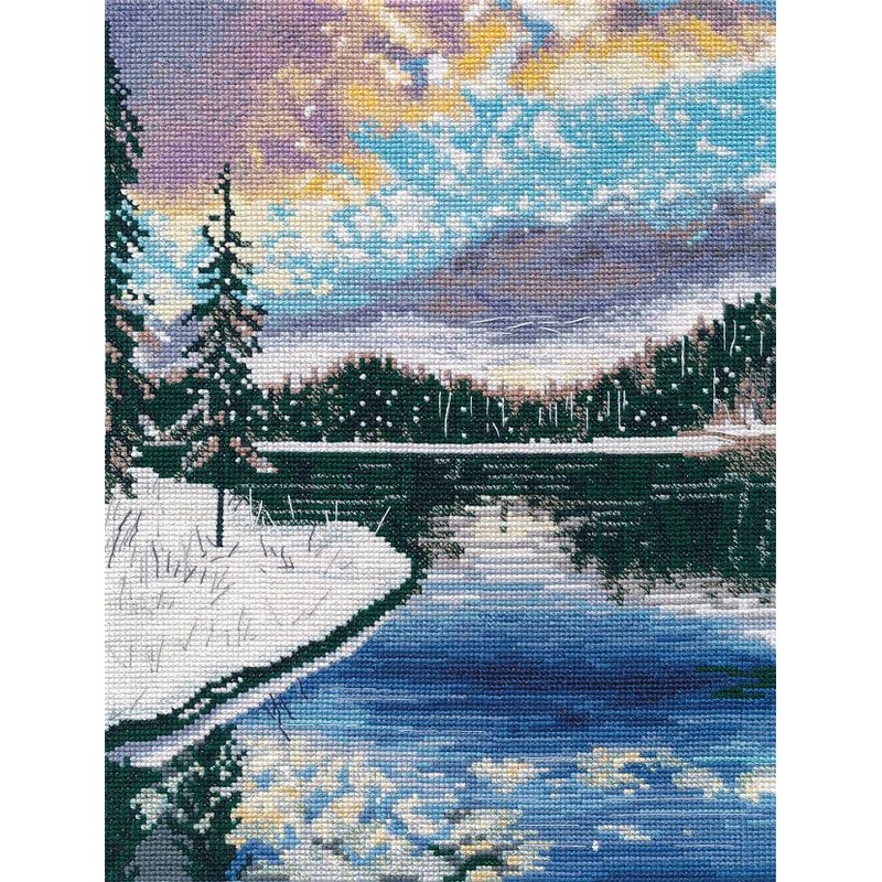 Frosty Evening 1390 Counted Cross Stitch Kit