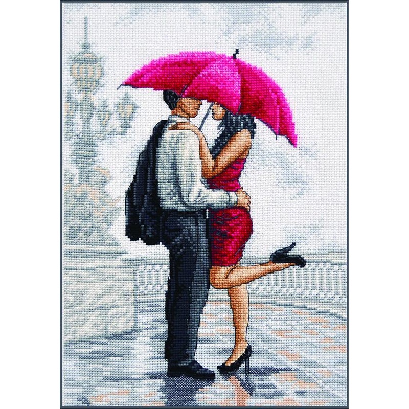 In rain's arms  780 Counted Cross Stitch Kit