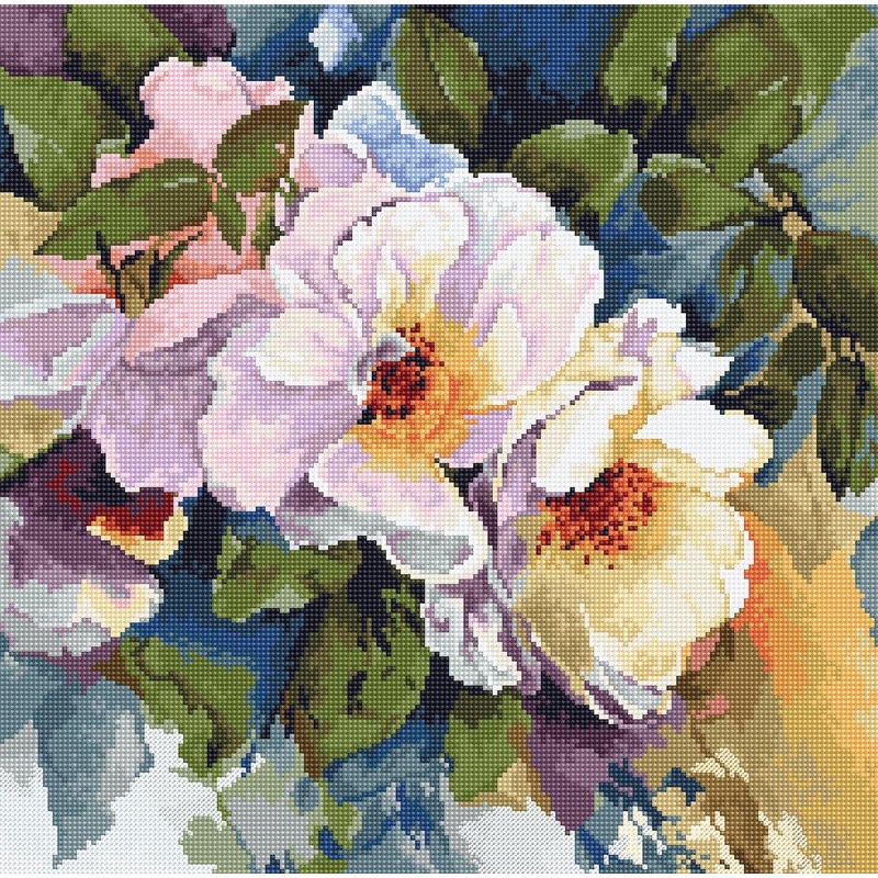 Roses B2402L Counted Cross-Stitch Kit