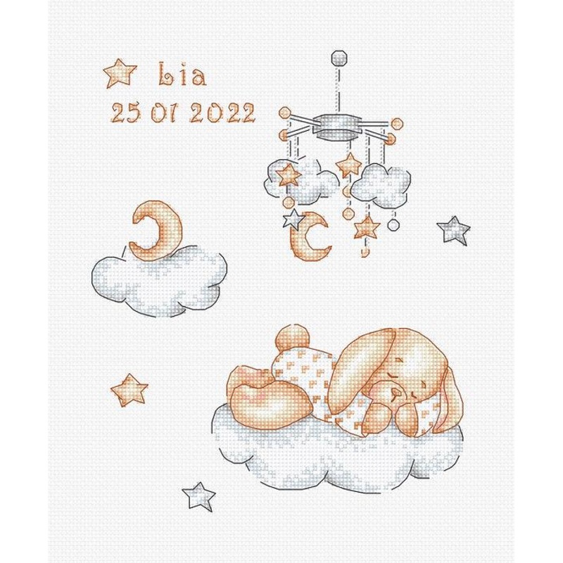 Sleepy B1193L Counted Cross-Stitch Kit