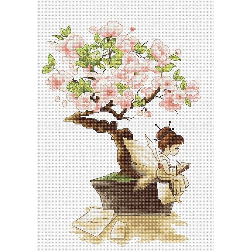 The Sakura B1114L Counted Cross-Stitch Kit
