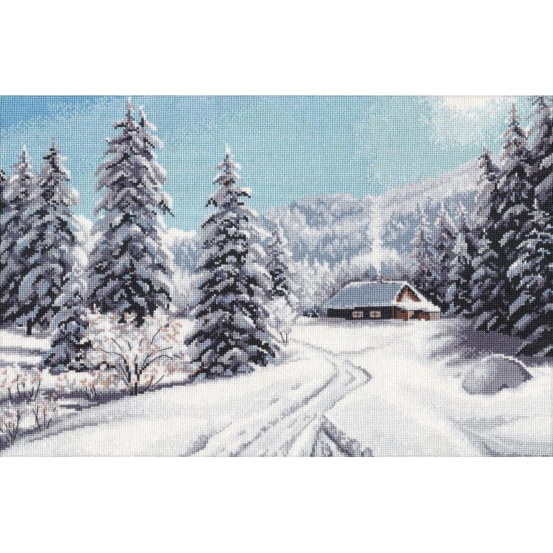 Winter day 1205 Counted Cross Stitch Kit