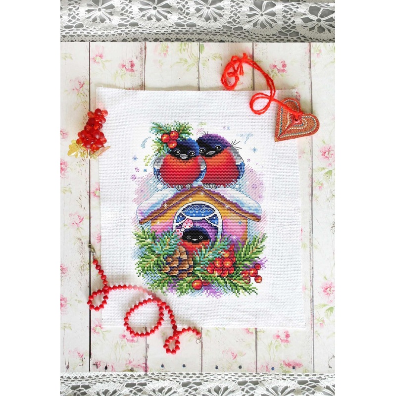 Winter House SM-440 Counted Cross Stitch Kit