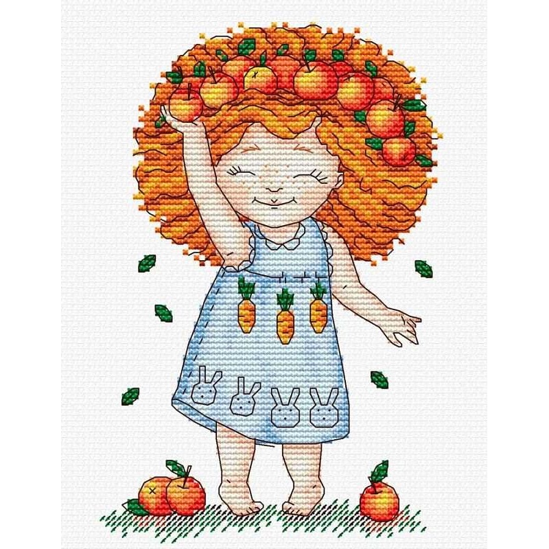 Apples M-141 / SM-141 Counted Cross-Stitch Kit