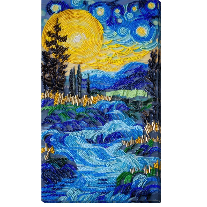 Bead Embroidery Kit - There behind the waterfall