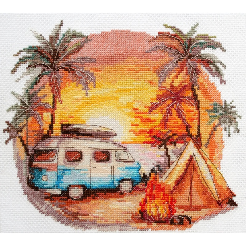 Cross-stitch kit - Beach adventures AH-241