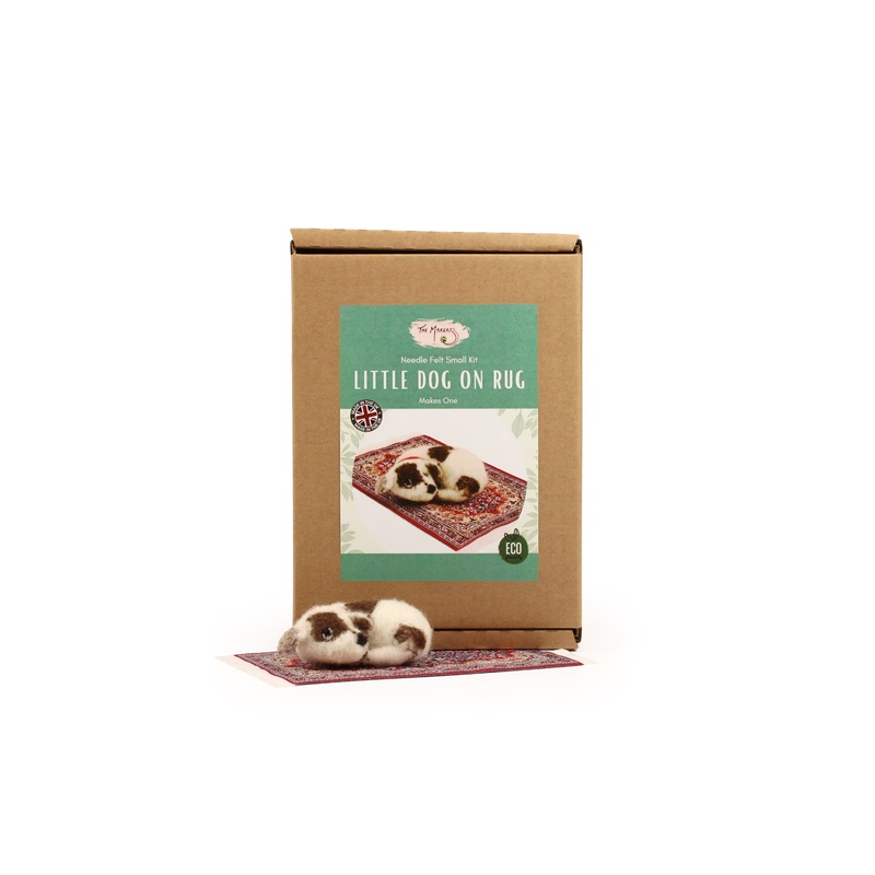 Felting Kit - Little Dog on Rug Needle Felt Kit