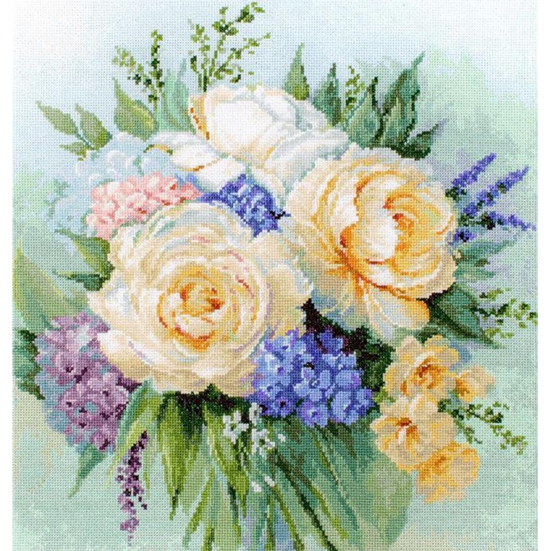 Floral bouquet B2370L Counted Cross-Stitch Kit
