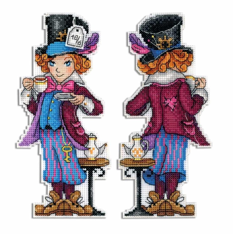 Mad Hatter P-349 / SR-349 Plastic Canvas Counted Cross Stitch Kit