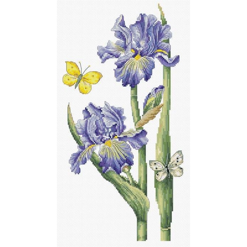 May Iris B7001L Counted Cross-Stitch Kit