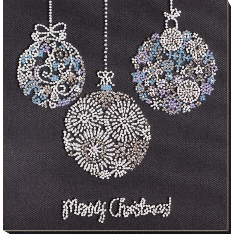 Mid-sized bead embroidery kit - Lace balls AMB-077