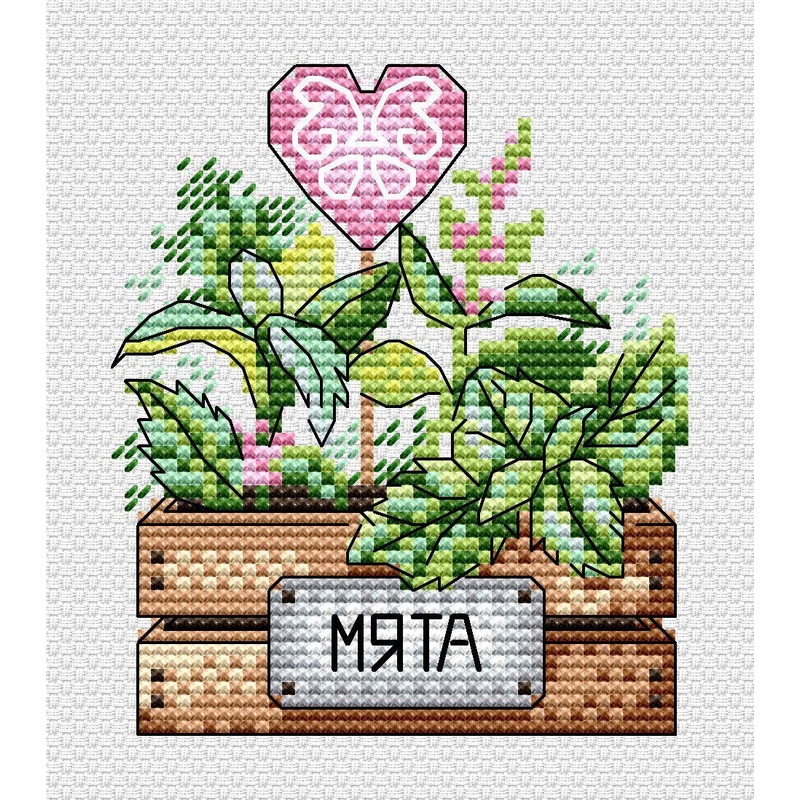 Mint SM-637 Counted Cross Stitch Kit