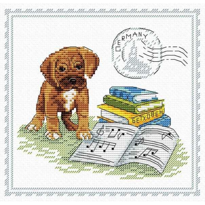 My Best Friend. Germany SM-072  Counted Cross Stitch Kit