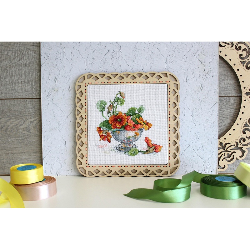 Nasturtium SM-610  Counted Cross Stitch Kit