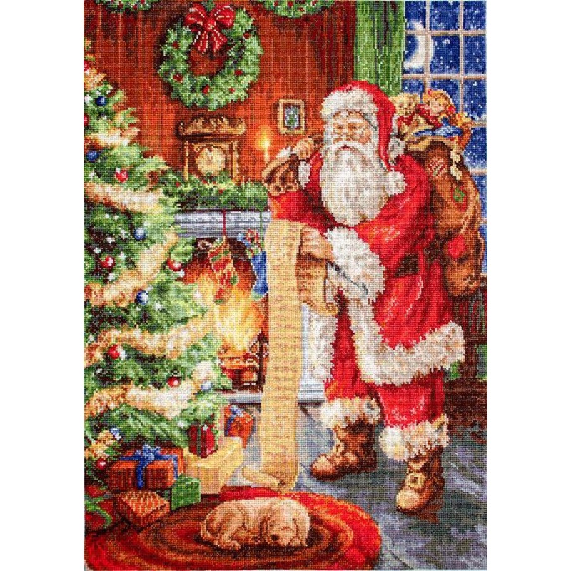 Santa Claus B578L Counted Cross-Stitch Kit