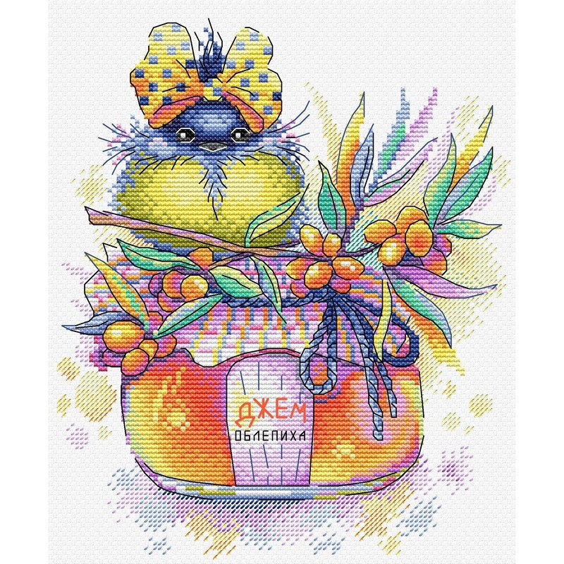 Sunny Sea-Buckthorn SM-393 Counted Cross Stitch Kit