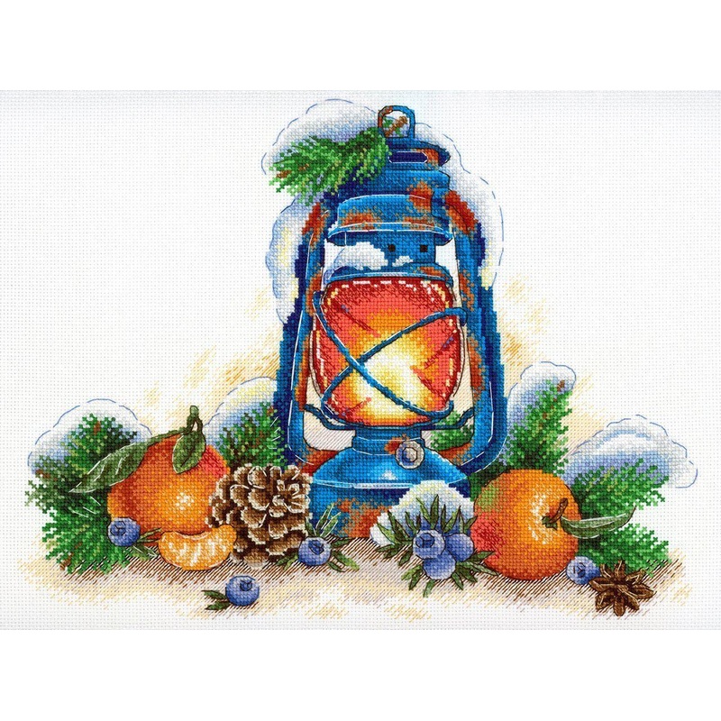 Tangerine Aroma SNV-757 Counted Cross Stitch Kit