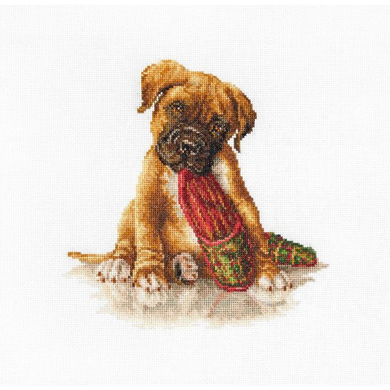 The Boxer B2338L Counted Cross-Stitch Kit