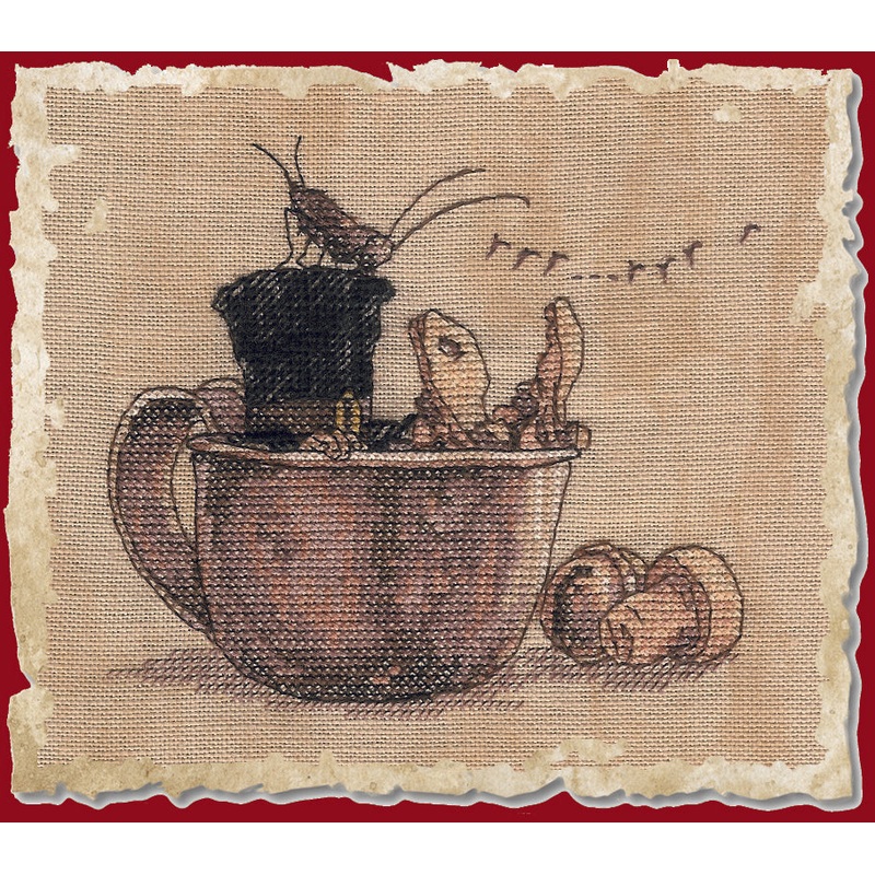 Top hat 62-M008 K Counted Cross Stitch Kit
